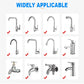 🚰50% OFF NOW! Pressurized Splash‑proof Filter Faucet Nozzle‑Multi‑Layer Filtration Tap Aerator, High‑Pressure Anti‑Splash Water Saving Sink Faucet Attachment