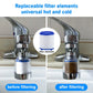 🚰50% OFF NOW! Pressurized Splash‑proof Filter Faucet Nozzle‑Multi‑Layer Filtration Tap Aerator, High‑Pressure Anti‑Splash Water Saving Sink Faucet Attachment