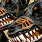 🎃50% OFF NOW ! 🐶Halloween Realistic Spoof Pet Muzzle – Scary Bloody Fangs Dog Costume Muzzle, Adjustable Funny Cosplay Accessory for Halloween Party