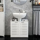 🚿50% OFF NOW ! ✨Space‑Saving Sink Cover Cabinet – Under Sink Bathroom Storage Organizer