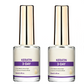 💅Buy 1 Get 1 FREE! Professional Milk Protein Nail Strengthener – Glazed Donut Lilac Mirror Aurora Nail Hardener, Fast Air‑Drying Nail Care Polish for Weak Brittle Nails