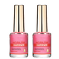 💅Buy 1 Get 1 FREE! Professional Milk Protein Nail Strengthener – Glazed Donut Lilac Mirror Aurora Nail Hardener, Fast Air‑Drying Nail Care Polish for Weak Brittle Nails