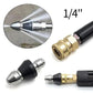 🔧50% OFF NOW ! ✨Sewer Cleaning High‑Pressure Nozzle – Pressure Washer Drain Jetter Tool