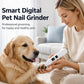 🐾50% OFF NOW! Electric Pet Nail Grinder with LED Power Display, Smart Digital Rechargeable Pet Nail Trimmer, Low‑Noise Paws Grooming Tool for Dogs & Cats at‑Home Grooming