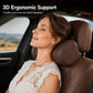 🚗50% OFF NOW! Ergonomic Headrest and Lumbar Support Set for Car Seats – Premium Nappa Leather Slow‑Rebound Foam Car Neck & Back Cushion, Relieves Neck & Lower Back Pain for Long Road Trips