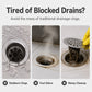 🚿50% OFF NOW! Silicone Floor Drain Cover Hair Catcher‑Universal Clog‑Free Drain Strainer, Reusable Hair Stopper for Bathroom Bathtub & Kitchen Sink