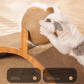 🐱50% OFF NOW! Sisal Cat Scratcher Ball with Cardboard Pad, 2‑in‑1 Cat Scratching Toy, Durable Wooden Frame Cat Scratcher for Indoor Cats, Protect Home Furniture from Cat Claw Damage
