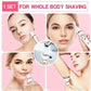 💆‍♀️50% OFF NOW! 4‑In‑1 Electric Cordless Lady Body Hair Shaver – USB Rechargeable Multi‑Head Women Grooming Kit, Painless Shaving for Body, Armpit, Bikini Line & Facial Hair