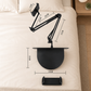 🛏️50% OFF NOW! Hands‑Free Hidden Bedside Tablet Stand, No‑Drill Mattress‑Base Tablet Holder, Stable Anti‑Shake Adjustable Arm for Bed Watching, Fits Phones & Tablets