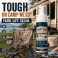 🏕️50% OFF NOW! Outdoor Camp Gear Foam Cleaner with Cleaning Towel‑Powerful Stain Removing Foam Spray for Camping Chairs, Tables, Coolers & Folding Wagons