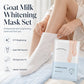🐐50% OFF NOW! Goat Milk Deep Moisture Hand Foot Masks, 377 Brightening Exfoliating Foot Mask Set, 3D Ergonomic Spa Socks for Dry Cracked Heels, Intense Hydration Skin Rejuvenation