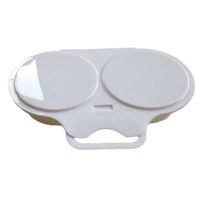 🍳50% OFF NOW! Dual Cavity Microwave Egg Poacher, Oil‑Free Quick Breakfast Egg Cooker, Food‑Safe Double‑Slot Egg Steamer for Fast Home Morning Meal Prep