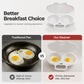 🍳50% OFF NOW! Dual Cavity Microwave Egg Poacher, Oil‑Free Quick Breakfast Egg Cooker, Food‑Safe Double‑Slot Egg Steamer for Fast Home Morning Meal Prep