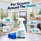 🔥50% OFF NOW! Window Screen & Mesh Cleaner Spray, No‑Rinse Screen Cleaning Solution with Cleaning Cloth, Quickly Remove Dust, Grime & Sticky Residues for Window Mesh Screens