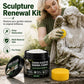 🌿50% OFF NOW! Garden Statue Renewal Cleaner Paste, Sculpture Restoration Cleaning Kit with Sponge, Remove Moss, Dirt & Stains for Stone, Resin & Metal Outdoor Ornaments