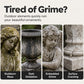 🌿50% OFF NOW! Garden Statue Renewal Cleaner Paste, Sculpture Restoration Cleaning Kit with Sponge, Remove Moss, Dirt & Stains for Stone, Resin & Metal Outdoor Ornaments