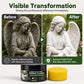 🌿50% OFF NOW! Garden Statue Renewal Cleaner Paste, Sculpture Restoration Cleaning Kit with Sponge, Remove Moss, Dirt & Stains for Stone, Resin & Metal Outdoor Ornaments