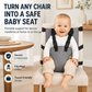 👶50% OFF NOW! Portable Baby High Chair Safety Harness Strap‑Convert Any Chair To Baby Dining Seat, 5‑Point Secure Hold Travel Feeding Harness, Lightweight Foldable Baby Seat Sling for Home Dining & On‑the‑Go Meals