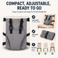 👶50% OFF NOW! Portable Baby High Chair Safety Harness Strap‑Convert Any Chair To Baby Dining Seat, 5‑Point Secure Hold Travel Feeding Harness, Lightweight Foldable Baby Seat Sling for Home Dining & On‑the‑Go Meals