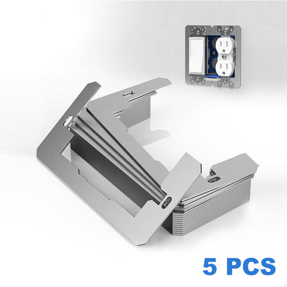 🔌50% OFF NOW! Metal Wall Plate Spacer – Outlet Shims for Uneven Electrical Boxes, Reusable Switch & Socket Spacers, Easy Installation for Home Hotel Garage