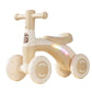 🚼50% OFF NOW! Baby Toddler Balance Bike‑ Anti‑Tip 4‑Wheel Kids Walking Toy with Music & Light, Silent‑Wheel No‑Pedal Baby Ride‑On for Indoor Early Walking Training