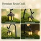 🏡50% OFF NOW! Luminous Retro Lantern Plant Stake – Mini Glowing Garden Stake Lantern, Premium Resin DIY Fairy Garden Decor for Micro Landscape, Potted Plants & Yard Ornaments