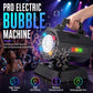 🔥50% OFF NOW! Portable Electric Bubble Machine‑High‑Output RGB LED Bubble Maker, USB Rechargeable with Wireless Remote Control for Parties, Weddings & Stage Events
