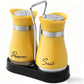 🐧50% OFF NOW! Penguin Design Salt and Pepper Shaker Set, Transparent Glass Bottom Seasoning Dispenser, Large‑Mouth Refillable Spice Container for Kitchen Countertop