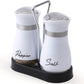 🐧50% OFF NOW! Penguin Design Salt and Pepper Shaker Set, Transparent Glass Bottom Seasoning Dispenser, Large‑Mouth Refillable Spice Container for Kitchen Countertop