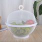 🧺50% OFF NOW! Breathable Mesh Fruit Basket with Bug-Proof Lid – Drainable Storage Bowl, Ventilated Produce Holder for Kitchen Counter Fruits & Vegetables
