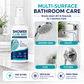 🚿50% OFF NOW! Fast‑Acting Limescale Remover Spray for Showerheads and Faucets‑Powerful Bathroom Shower Care Mist, Dissolves Hard‑Water Stains, Grime & Mineral Deposits, Restores Shine to Bathroom Fixtures