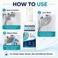 🚿50% OFF NOW! Fast‑Acting Limescale Remover Spray for Showerheads and Faucets‑Powerful Bathroom Shower Care Mist, Dissolves Hard‑Water Stains, Grime & Mineral Deposits, Restores Shine to Bathroom Fixtures