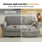 🛋️50% OFF NOW! Universal Stretch Fitted Couch Slipcover, Elegant Skirted Sofa Cover, Machine‑Washable Elastic Furniture Protector for Living Room Sofa Decoration