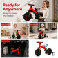 🚲50% OFF NOW! 3‑in‑1 Kids’ Tricycle Balance Bike – Ultra‑Light One‑Click Fold Toddler Tricycle with Push Handle, Safe Triangle Base for Kids Outdoor Play