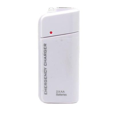 🔋50% OFF NOW! Portable Emergency Phone Charger‑AA Battery‑Powered Power Bank with LED Flashlight, Pocket‑Size USB Emergency Backup Charger for Outdoor Travel Camping