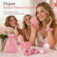 🌹50% OFF NOW! 32‑Pcs Pink Princess Rose‑Themed Party Favor Set‑3D Rose Relief Hair Accessories Kit, Ready‑to‑Gift Beauty Supplies for Bachelorette, Girls Birthday & Bridal Shower