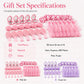 🌹50% OFF NOW! 32‑Pcs Pink Princess Rose‑Themed Party Favor Set‑3D Rose Relief Hair Accessories Kit, Ready‑to‑Gift Beauty Supplies for Bachelorette, Girls Birthday & Bridal Shower