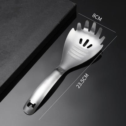 🥄50% OFF NOW! Multipurpose Stainless Steel Kitchen Spoon‑2‑in‑1 Cooking Utensil with Grater & Drain Holes, Multi‑Function Skimmer Spoon for Straining, Stirring, Grating Ginger Garlic