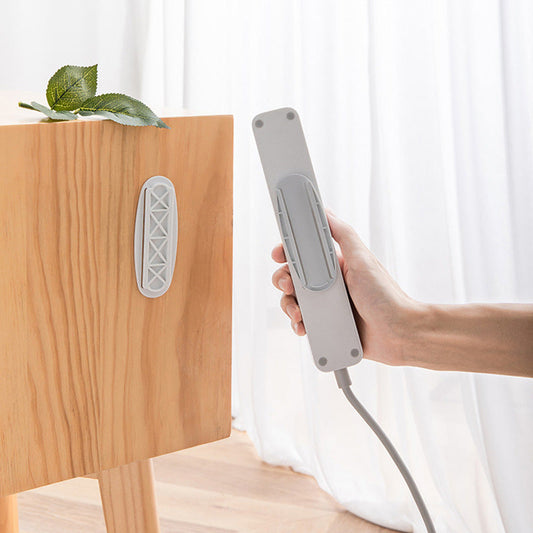 🔌50% OFF NOW! Adhesive Punch‑free Socket Holder, Self‑Adhesive Wall‑Mount Power Strip Fixer, No‑Drill Punch‑Free Socket Bracket for Home Desk Cable Organization