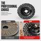 Buy 1 Get 1 Free! Angle Grinder Wood Carving Disc, 10X Rapid Shaping Wood Grinding Disc, Alloy Steel Tungsten Teeth Wood Shaping Wheel, Anti‑Clog Woodworking Tool for Angle Grinders