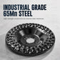 Buy 1 Get 1 Free! Angle Grinder Wood Carving Disc, 10X Rapid Shaping Wood Grinding Disc, Alloy Steel Tungsten Teeth Wood Shaping Wheel, Anti‑Clog Woodworking Tool for Angle Grinders