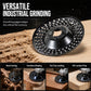 Buy 1 Get 1 Free! Angle Grinder Wood Carving Disc, 10X Rapid Shaping Wood Grinding Disc, Alloy Steel Tungsten Teeth Wood Shaping Wheel, Anti‑Clog Woodworking Tool for Angle Grinders
