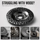 Buy 1 Get 1 Free! Angle Grinder Wood Carving Disc, 10X Rapid Shaping Wood Grinding Disc, Alloy Steel Tungsten Teeth Wood Shaping Wheel, Anti‑Clog Woodworking Tool for Angle Grinders