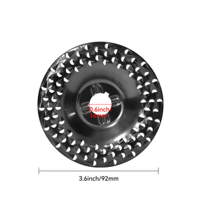 Buy 1 Get 1 Free! Angle Grinder Wood Carving Disc, 10X Rapid Shaping Wood Grinding Disc, Alloy Steel Tungsten Teeth Wood Shaping Wheel, Anti‑Clog Woodworking Tool for Angle Grinders