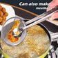 🍡50% OFF NOW! Stainless Steel Oil‑Leak Strainer Clamp – 2‑in‑1 Filter Spoon & Food Tongs, Multifunctional Kitchen Skimmer Tongs for Frying Meatballs, Deep‑Frying Food & Oil Filtering