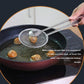 🍡50% OFF NOW! Stainless Steel Oil‑Leak Strainer Clamp – 2‑in‑1 Filter Spoon & Food Tongs, Multifunctional Kitchen Skimmer Tongs for Frying Meatballs, Deep‑Frying Food & Oil Filtering