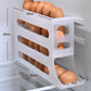 🥚50% OFF NOW! 4‑Tier Tilted Design Egg Storage Rack – Auto‑Roll‑Down Refrigerator Egg Holder, Space‑Saving Egg Dispenser Container for Fridge Kitchen Organization