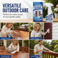 🪑50% OFF NOW! Outdoor Color Restorer Spray, Instant Faded Surface Reviver with UV Protection, Non‑Corrosive Renewing Spray for Wood Furniture, Fences & Outdoor Surfaces