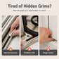 50% OFF NOW! 2‑in‑1 Window Groove Cleaning Brush, Crevice Brush with Built‑in Scraper, Ergonomic Deep‑Clean Tool for Window Tracks, Sliding Door Gaps & Narrow Crevices
