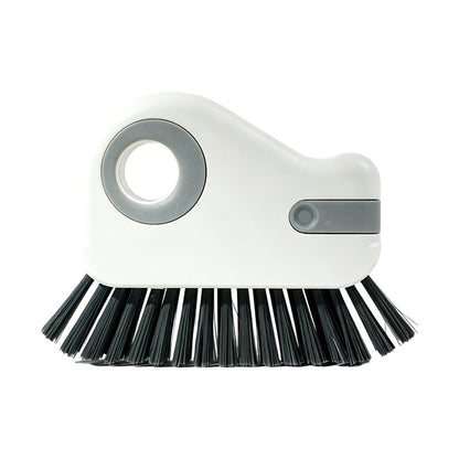 50% OFF NOW! 2‑in‑1 Window Groove Cleaning Brush, Crevice Brush with Built‑in Scraper, Ergonomic Deep‑Clean Tool for Window Tracks, Sliding Door Gaps & Narrow Crevices